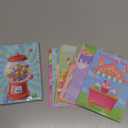 BenLouis 24 Pcs Sweet Mini Coloring Books Kids Candyland Donut Ice Cream Party Favors Small Activity Books Bulk for Kids Treats Desserts Birthday Goodie Bags Stuffers Return Gifts Classroom Travel