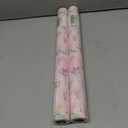 2 x Merture Pink Happy Anniversary Reversible Wrapping Paper - 17 In X 33 Ft, 17in x 32.8ft