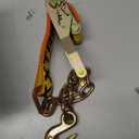 Chain Ratchet Straps 2 Inch x 27 Foot, Cargo Tie Down,4 Pack, 324 inches x 2 inches