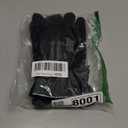 Thermal Gloves Split Deerskin Palm (Black, L)