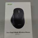 Acer Ergonomic Mouse Wireless Rechargeable with Side Scroll (BT5.2+2.4GHz), Bluetooth Computer Mouse for Laptop, 6 Adjustable DPI, Office Cordless USB Mice, 8 Buttons, 4800 DPI for PC, Desktop