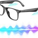Smart Glasses with AI, Smart Audio Glasses for Men & Women, 130+ Languages Translation, Voice Assistant, Blue Light Protection