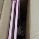 Lorvain Folable Makeup Artist Stool Chair, Protable Tall Folding Directors Chair, Aluminum Makeup Chair with Head Rest for Studio Salon Vanity, Bar Height - Pink Chair (Pink)