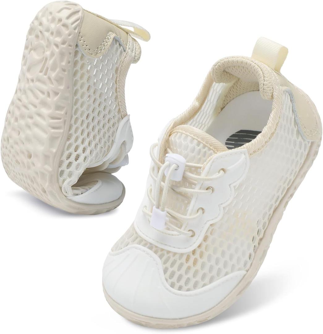 Barerun Toddler Water Shoes Barefoot Kids Water Shoes Boys Girls Aqua Socks Quick-Dry Breathable Toddler Sandals Slip on Indoor Outdoor Walking Shoes for Beach Swim Pool