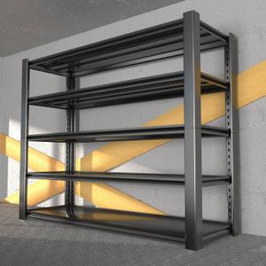 3020LBS Standing Shelf Units 72" H x 48W x 20" D,Heavy Duty Garage Shelving Units and Storage, 5-Tier Metal Shelves, Storage Rack for Garage Organization, Basement, Workshop, 1Pack