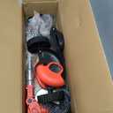 21V Cordless Weed Wacker Battery Operated, 2 X 2.0Ah Electric Weed Eater Battery Powered, 3-in-1 Lightweight Brush Cutter/Grass Trimmer//Lawn Mower with Removable Moving Wheels & 8 Blades