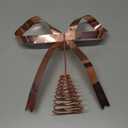 Large Metal Bow Christmas Tree Topper,9.4 Inch Glitter Red Tree Topper,Red Bow Christmas Tree Decorations for Xmas Home Decor Holiday Party Indoor Outdoor Shop Office