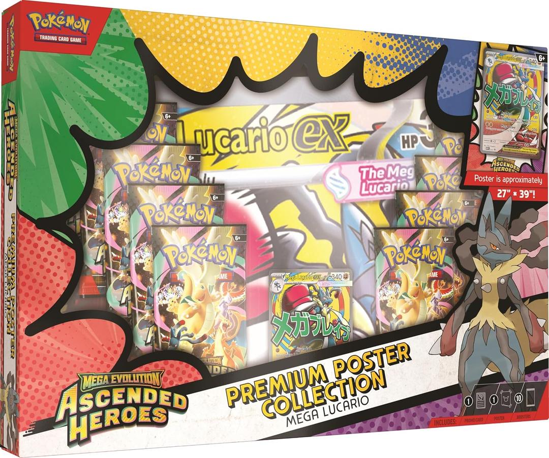 Pokmon TCG: Mega EvolutionAscended Heroes Premium Poster Collection