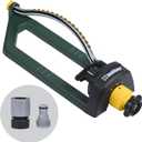 Melnor 65151AMZ Oscillating Sprinkler with 15 Precision Nozzles and QuickConnects