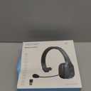 TECKNET Trucker Bluetooth Headset, Trucker Bluetooth Headphones with Microphone AI Noise Canceling Wireless On Ear Headset, Hands Free Wireless Headset for Cell Phone Computer Office Home (Black)