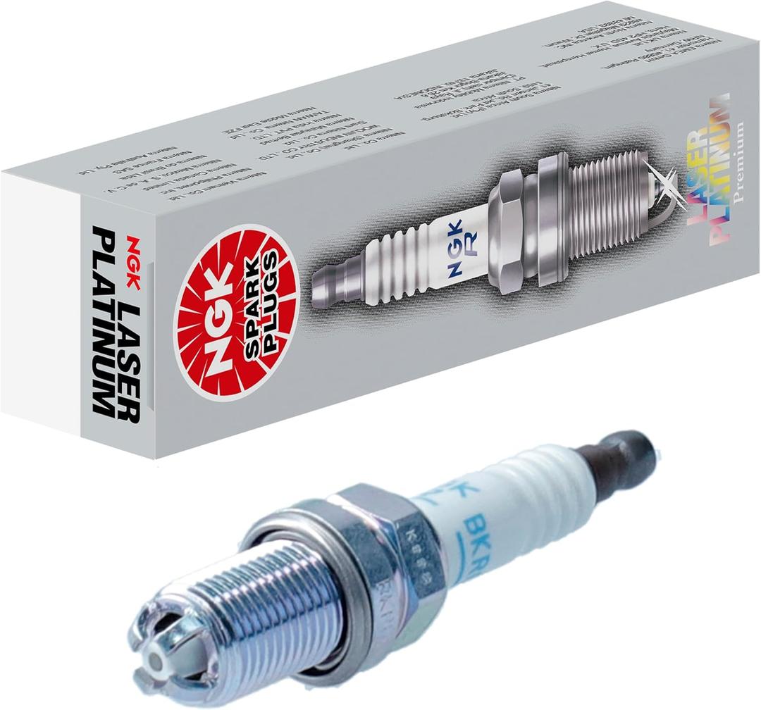 NGK 4285-4PK BKR7EQUP Laser Platinum Spark Plug, 1 Pack