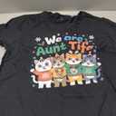Cats We are All Aunt Tifa Christmas Cats Love T-Shirt, L