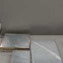 Allgala Wedding Cake Stands 3-Piece Set Crystal Gold Plated Cheese Dessert Cupcake Cake Stand with Mirror Plate-Gold Rectangle-HD89203