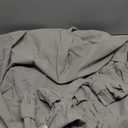 Linen Valance Curtain for Windows - Adjustable Tie Up Valance for Living Room & Bathroom Small Window Farmhouse Rustic Style Light Filtering Tie-up Shade 45 Inch Rod Pocket Natural (Neutral Beige) 45"L x 42"W