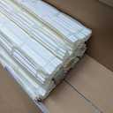 LazBlinds No Drill Cordless Roman Shades for Windows, 20" W x 48" H, White