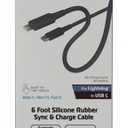 ZGEAR 6FT Silicone USB-C to 8-pin Cable - Gray