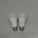 Radar Motion Sensor Light Bulbs, A19 12W (100 Watt Equivalent) Daylight E26 Outdoor Auto on/Off Motion Detector Lights for Outside, Porch, Garage, Driveway, Patio,(1100LM, 2-Pack)