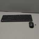 Logitech MK295 Wireless Mouse & Keyboard Combo with SilentTouch Technology, Full Numpad, Advanced Optical Tracking, Lag-Free Wireless, 90% Less Noise - Graphite