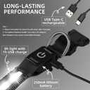 Super Bright LED Dog Collar - Fully Waterproof & Adjustable Glow Collar - USB-C Rechargeable for Night Walking, Safety - Flashing Lighted Collar for Dogs(White,L)