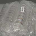 200 Pcs Dessert Cups with Spoons Small Plastic Goblets Disposable Parfait Pudding, Mousse, Appetizer Cups Set for Wedding Valentine's Day Party(Goblet,Rose Gold Rim)