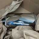 Exhaust Muffler 2.5" (63MM) Inlet / 3" (73MM) Outlet Silver Stainless Steel Car Silencer 11.8 Inch (300MM) Oval Body Length / 21.3" (540MM) Overall Length