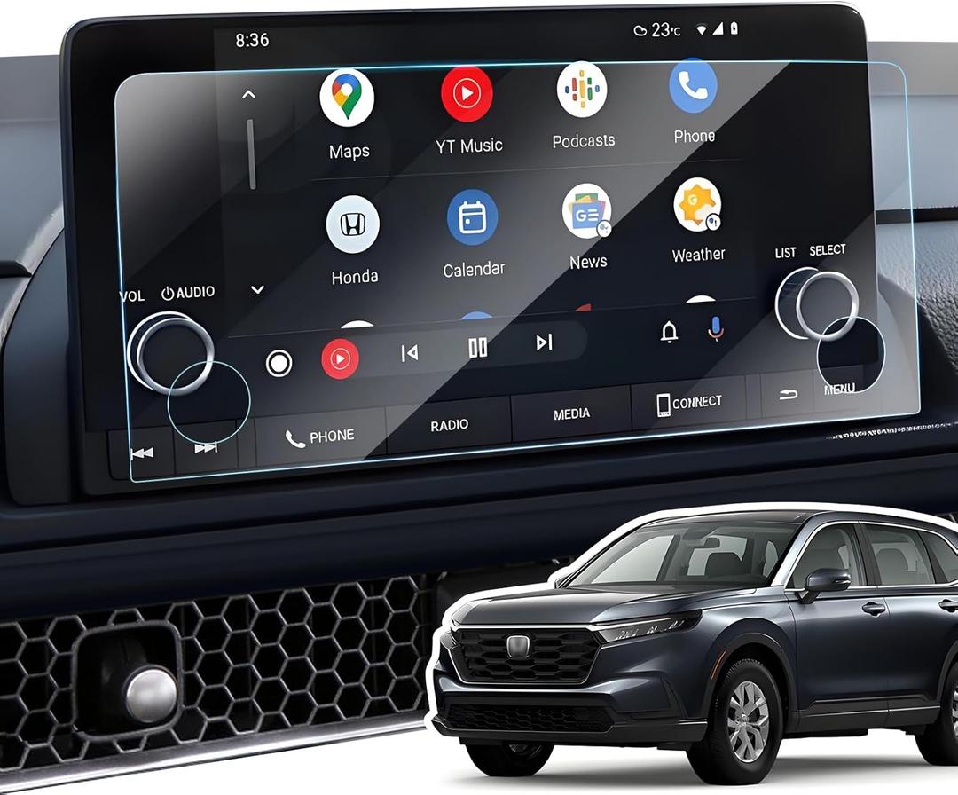 Anti-Glare Matte Screen Protector for 2023-2025 Honda CRV (LX/EX/Sport Hybrid) 7-Inch Infotainment Touchscreen, 9H Tempered Glass/Anti-Fingerprint 2025 CRV Hybrid Accessories