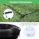 Maotong 100FT 1/4 inch Drip Irrigation Tubing Distribution Hose Tube for Garden Irrigation System