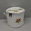 Masonic OES Crown, Fez Case - Order of Eastern Star White Fez Cap For Freemasons With Strap For Hanging on Shoulder