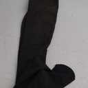 Womens Fleece-Lined Tights - Ultra-Warm Fake Sheer Look Pantyhose Thick Leggings for Winter (Medium Plus, Black)