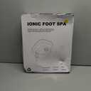Ionic Foot Bath Detox Machine,Foot Detox Foot Bath Soak Tub with 2 Arrays,80 Disposable Foot Spa Liners,Detox Sea Salt,Folding Foot Spa Bucket,Home Salon-Level Foot Soaking Tub