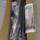 Tension Curtain Rod, 42 to 115 inch Adjustable Heavy Duty black shower curtain rod for bathroom Closet Windows