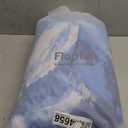 Camping Blanket - Puffy, Packable, Lightweight,Waterproof and Warm - Wearable Blanket with Snap Buttons for RV,Outdoors,Travel,Stadium, Beach(Sunset Snow Peaks,75"x50")