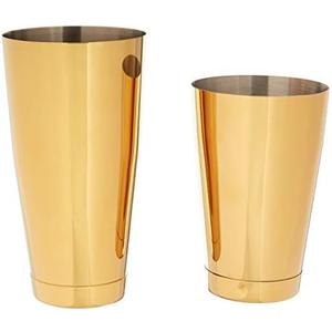 Barfly M37009GD Cocktail Tin, Set (18 oz and 28 oz), Gold