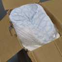 JINXIA Cervical Neck Pillow for Neck and Shoulder, Odorless Memory Foam Pillow with Soft Silk Cover, Ergonomic Orthopedic Neck Support Pillow for Side, Back & Stomach Sleepers - White