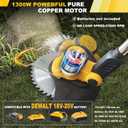 Cordless Weed Wacker for Dewalt 20V Battery, 4 in 1 Weed Eater Battery Powered, 1300W Lightweight Electric Weed Wacker, String Trimmer, Brush Cutter for Lawn, Yard and Bush Trimming (No Battery)