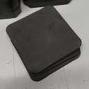 Bed Risers Furniture Risers Heavy-Duty Rectangular Adjustable Block Lift to 3 inches and 4.3 inches Desk, Sofa, Chair Legs, Refrigerator, Washing Machine Support up to 4000 pounds (2 layer(3inches), Square-black-4 Pack)