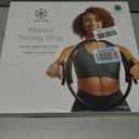 Gaiam Pilates Ring Fitness Circle - Lightweight & Durable Foam Padded Handles, Flexible Resistance Exercise Equipment for Toning Arms, Thighs/Legs & Core, 15in