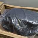 Dog Car Seat for Medium Dogs Up to 50 lbs, Pet Booster Seat for Cars SUVs and Trucks, Travel Dog Bed with Safety Strap, Thick Cushion, Non-Slip Base, Washable and Portable (Black)