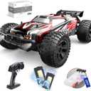 DEERC 9206E DIY Extra Shell 1:10 Scale Large RC Cars,48+ KM/H Hobby Grade High Speed Remote Control Car for Adults Boys,All Terrain 4WD 2.4GHz Off Road Monster RC Truck with 2 Battery for 40+ Min Play