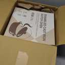 Enameled Cast Iron Dutch Oven - Umite Chef 5QT Pot with Lid & Cotton Potholders - Heavy-Duty Cookware for Bread Baking, Braising, Stews, Roasting(Cream White)