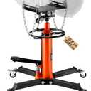 VEVOR Transmission Jack, 1322 LBS Hydraulic Telescoping Transmission Jack, 32"-67" High Lift Transmission Jack Stand with Foot Pedal, 360° Swivel Wheel