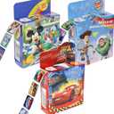 600 Pcs Roll Kids Sticker, 3 Pack in 30 Designs,1-1/2 Inch Self Adhesive Label Cartoon Stickers for Kids Teacher (Cartoon)