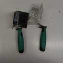 2pcs/set Corner Trowel, 80 x 60 mm Stainless Steel Inner and Outer Corner Trowel, Edge Trowel with Comfortable Grip, Corner- Spatula Lining Plastering Trowel Angled Hand Tool for Home and Industrial