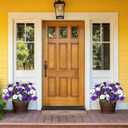 Artificial Flowers for Outdoors, Faux Morning Glory Spring Summer Decoration, Fake Flowers Plants UV Resistant Look Real Silk Flowers for Outside Planter Front Door Porch Patio Yard (12, Purple-White)