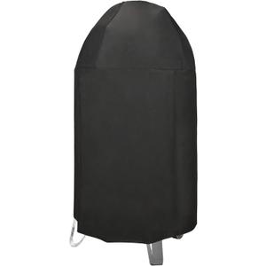 Stanbroil Premium Cover for 22" Smokey Mountain Cooker, Round Smoker Grill Cover Replaces Weber Part # 7201 and 99915, Black