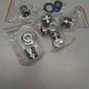 Hibbent 11 Pieces Faucet Adapter Kit, Kitchen Sink Brass Aerator Adapter Set, Male Female Sink Faucet Adapter Connecting Style Faucets, Standard Hose, Chrome Finished