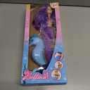 BETTINA Color Change Mermaid Doll Playset, Mermaid Princess Doll with Color-Changing Tail, Mermaid Toys with Seahorse & Accessories, Purple Hair