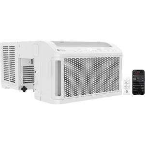 GE Profile ClearView Inverter Window Air Conditioner Unit, 10,300 BTU, U-Shaped Adjustable Depth, Energy Efficient Cooling up to 450 sq ft., Ultra Quiet, SMART Home Capable, Includes Remote, White