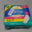 Always Ultra Thin Pads with Wings, Size 1, Regular, 62 Count