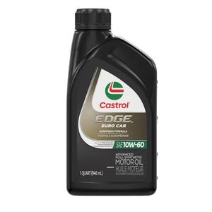 Castrol EDGE Euro 10W-60 Advanced Full Synthetic Motor Oil, 1 Quart